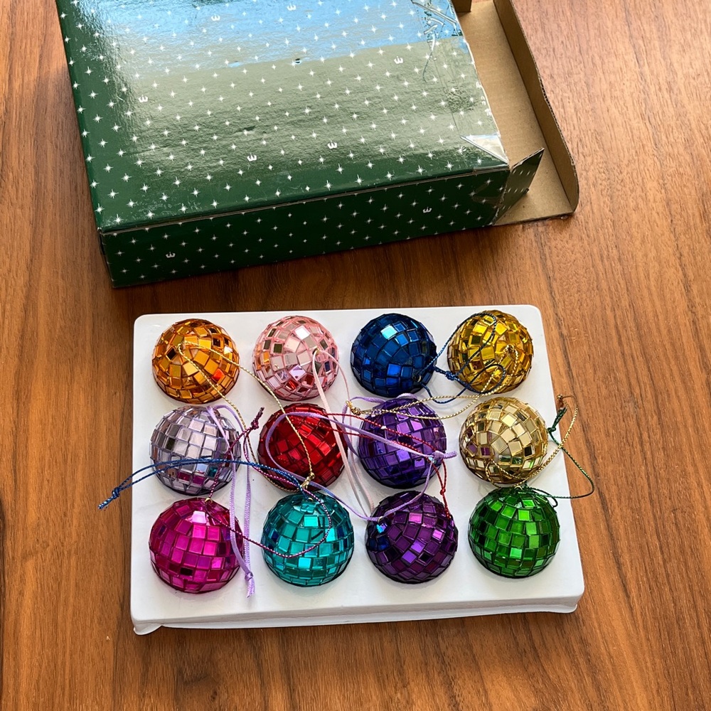 Disco Ball Tree Ornaments